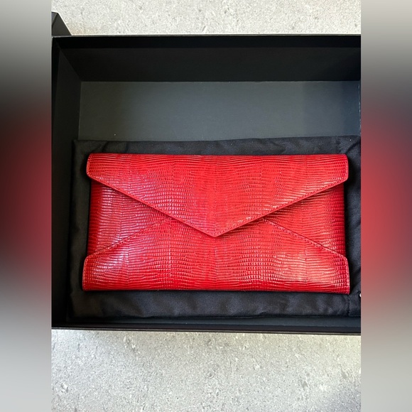 Ysl pochette paloma j Sahara tejus print new poppy flower clutch bag - Picture 4 of 11